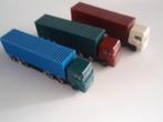 Containervrachtwagens n-spoor, Hobby en Vrije tijd, Modeltreinen | N-Spoor, Overige merken, Gelijkstroom of Wisselstroom, Overige typen