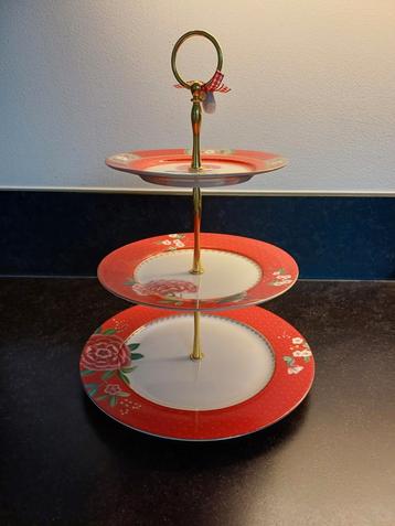 Pip Studio Etagère Blushing Birds Rood 3-laags beschikbaar voor biedingen