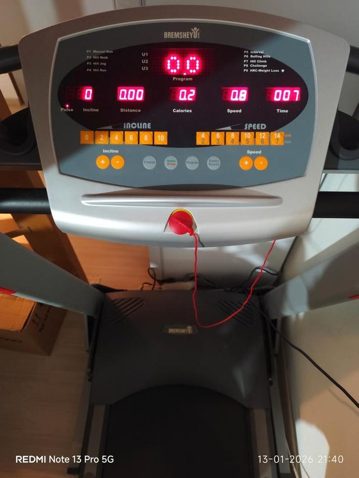 BREMSHEY LOOPBAND, Sport en Fitness, Fitnessapparatuur, Loopband, Ophalen of Verzenden