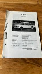 Werkplaatsinstructie BMW 1600 1967-1968, Auto diversen, Handleidingen en Instructieboekjes, Ophalen of Verzenden