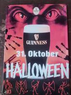 GUINNESS BEER -181 -  "CELEBRATE HALLOWEEN 31 OKTOBER ", Ophalen, Nieuw, Reclamebord, Plaat of Schild, Overige merken