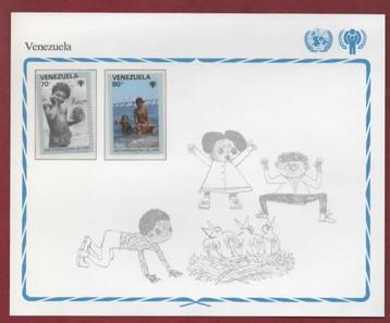 Intern.jr. v.h. Kind 1979 - Venezuela - op kaart - p.fr. beschikbaar voor biedingen