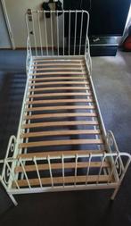 Ikea minnen meegroeibed wit, Huis en Inrichting, Ophalen, Eenpersoons, Wit, Zo goed als nieuw