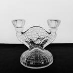 Kandelaar Jeanette Glass Company Art Deco, Antiek en Kunst, Ophalen of Verzenden, Glas