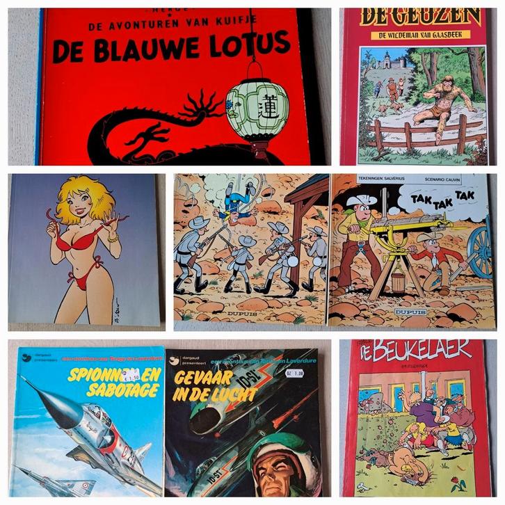 Assortie strips - Suske en Wiske - Kuifje - Geuzen - etc, Boeken, Stripboeken, Zo goed als nieuw, Meerdere stripboeken, Ophalen of Verzenden