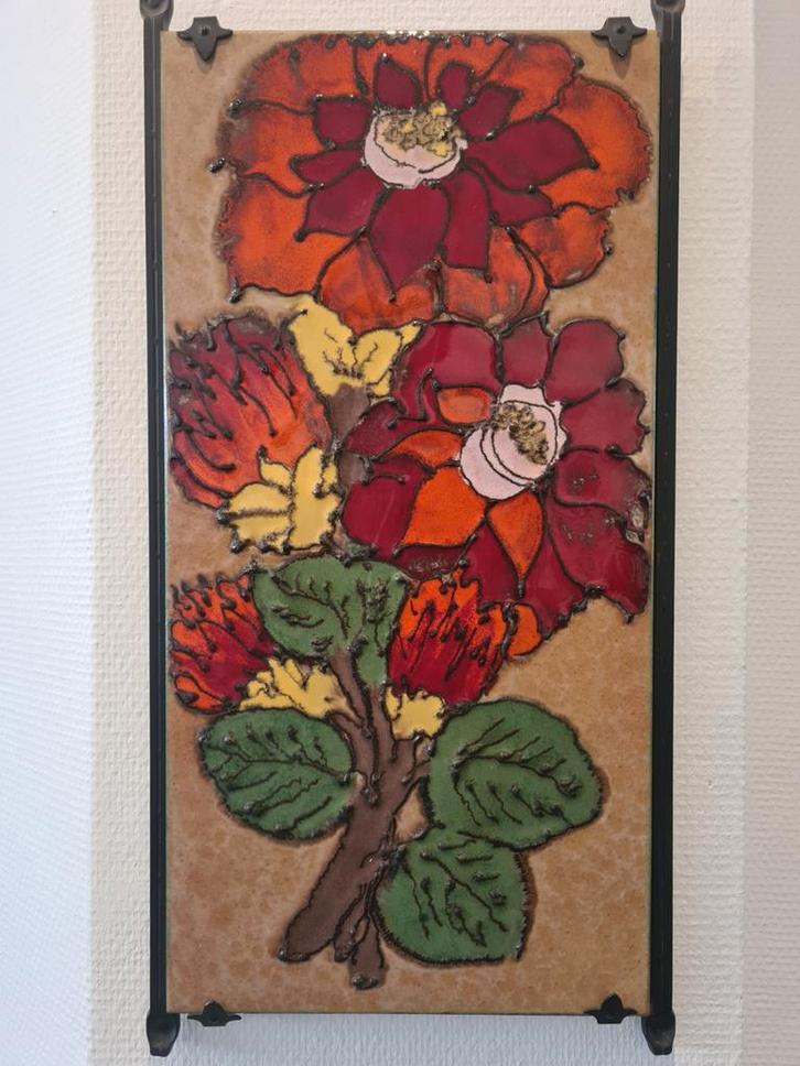 XL West Gemany Fat Lava Wandtegel Heibi Keramik, Antiek en Kunst, Antiek | Keramiek en Aardewerk, Ophalen of Verzenden