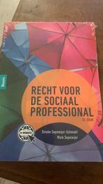 Recht voor de sociaal professional nieuw boek hbo, Nieuw, Ophalen of Verzenden, Dineke Sepmeijer-Schmahl; Mark Sepmeijer, Nederlands