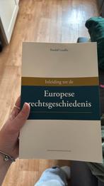 Inleiding tot de Europese rechtsgeschiedenis, Boeken, 14e eeuw of eerder, Europa, Zo goed als nieuw, Randall Lesaffer