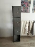 Vintage Metalen Locker - Industrieel Design, Huis en Inrichting, Ophalen, Gebruikt