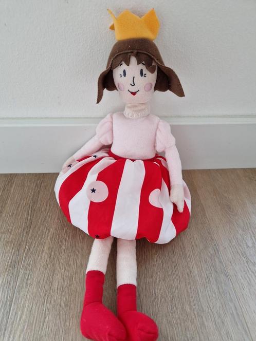 Knuffel Ikea fee prinses rood wit rok kroon K7562, Kinderen en Baby's, Speelgoed | Knuffels en Pluche, Zo goed als nieuw, Konijn