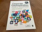 Corporate Communicatioj 6th edition - Joep Cornelissen zgan!, Boeken, Ophalen of Verzenden, Zo goed als nieuw, Overige onderwerpen