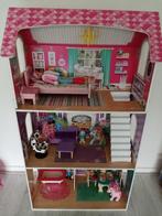 Poppenhuis houten, Ophalen, Zo goed als nieuw, Poppenhuis