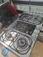 Boretti inbouw gasfornuis, Witgoed en Apparatuur, Fornuizen, Ophalen, Minder dan 85 cm, Zo goed als nieuw, Inbouw