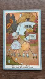 Kinderkaart.Broer mag voortaan met zus uit wandelen gaan., Ophalen of Verzenden, 1920 tot 1940, Gelopen, Kinderen