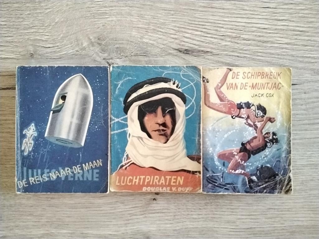 Junior Jongensboeken 3 stuks De Verkenner Baarn, Meerdere stripboeken, Ophalen of Verzenden, Gelezen