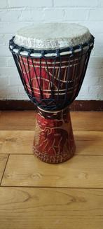 djembe uit Ghana met tas, Muziek en Instrumenten, Percussie, Ophalen, Gebruikt, Trommel