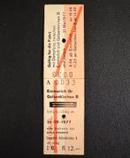 Treinkaartje stoomtrein Emmerich - Gelsenkirchen (1977), Ophalen of Verzenden, Gebruikt, Trein