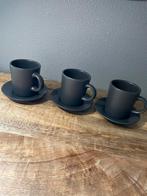 Espresso kop en schotel set, Huis en Inrichting, Keuken | Servies, Keramiek, Ophalen of Verzenden, Zo goed als nieuw, Effen