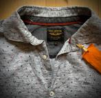 PME Legend shirt overhemd met mooie details grijs L, Ophalen of Verzenden, Zo goed als nieuw, Grijs, Halswijdte 41/42 (L)