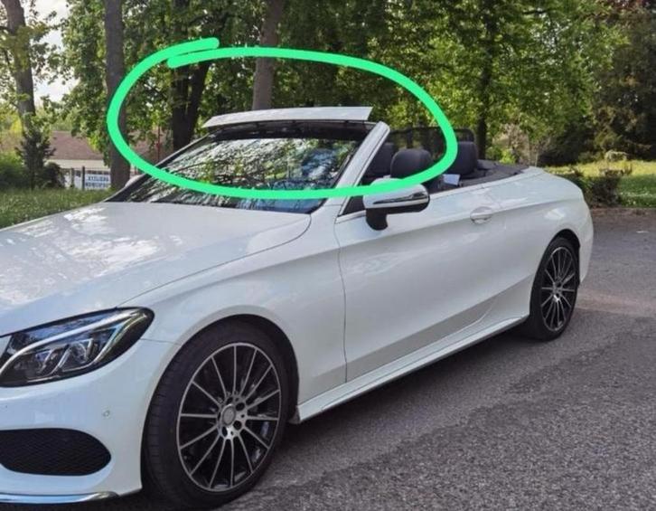 Windscherm Mercedes Benz C klasse cabriolet A2057700900, Auto-onderdelen, Interieur en Bekleding, Mercedes-Benz, Nieuw, Ophalen