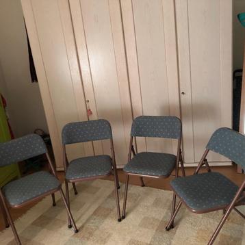 4 SAMSONITE vintage klapstoelen beschikbaar voor biedingen