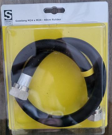 Nieuw Sanivesk Gasslang rubber 60cm M24 x M24 beschikbaar voor biedingen