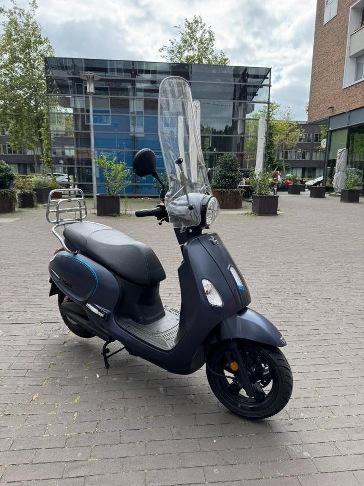 E-Scooter (SYM Fiddle IV E, 2024, 1.310km, perfecte staat), Fietsen en Brommers, Snorfietsen en Snorscooters, Gebruikt, SYM, Elektrisch
