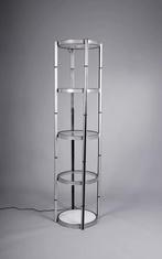 Ronde opvouwbare inklapbare vintrine display stelling kast, Ophalen, ..., Zo goed als nieuw, ...