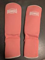 Rumble scheenbeschermers roze kind maat M, Ophalen of Verzenden, Gebruikt, Boksbeschermers