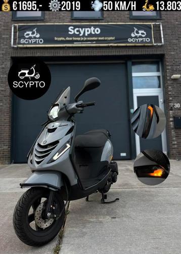 Gratis Bezorging | Piaggio Zip | Full Option | Brom | 2019 | beschikbaar voor biedingen