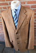 Pal Zileri colbert/ jasje Terracotta Geruit 100% Wol Mt 54, Ophalen of Verzenden, Zo goed als nieuw, Maat 52/54 (L), Overige kleuren