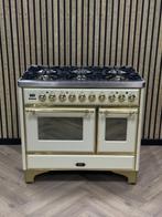 Luxe Boretti Majestic Crème 100cm 6 pits Gas + Elektr. Ovens, Witgoed en Apparatuur, Fornuizen, 60 cm of meer, Ophalen of Verzenden