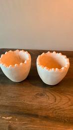 Bloempotjes, Rond, Ophalen of Verzenden, Aardewerk, Minder dan 40 cm