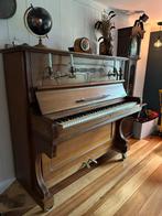 Mooie gebruikte piano, Muziek en Instrumenten, Piano's, Ophalen, Gebruikt, Bruin, Piano