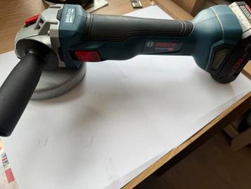 Bosch GWS 18V-10 Haakse Slijper - Perfecte Staat! beschikbaar voor biedingen