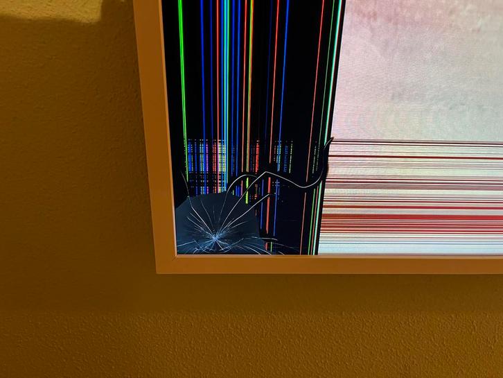 Samsung The Frame 65" 2023 - Defect Scherm, Audio, Tv en Foto, Televisies, Niet werkend, LED, 100 cm of meer, 4k (UHD), Samsung