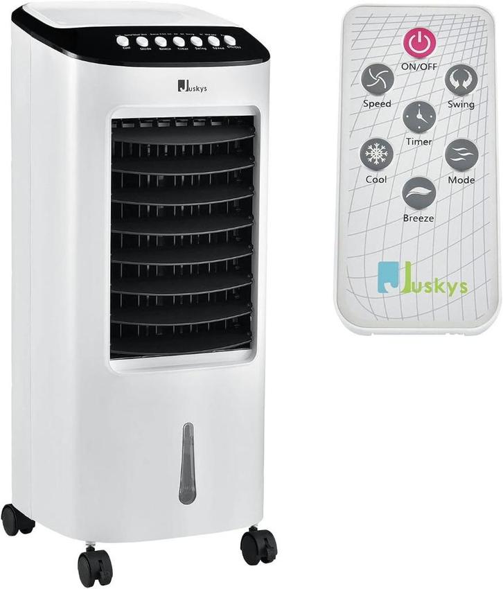 Juskys Mobiele airconditioner met afstandsbediening en water, Witgoed en Apparatuur, Airco's, Nieuw, Mobiele airco, 60 tot 100 m³