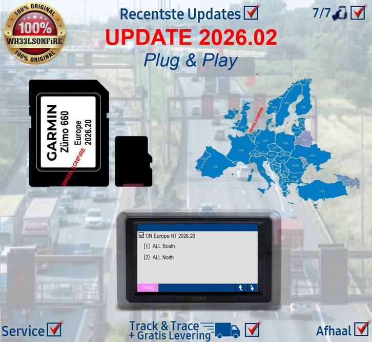 Zumo 660 kaartupdate CN Europe NT 2026.20 ( mei 2025 ), Computers en Software, Navigatiesoftware, Nieuw, Update, Heel Europa, Ophalen of Verzenden