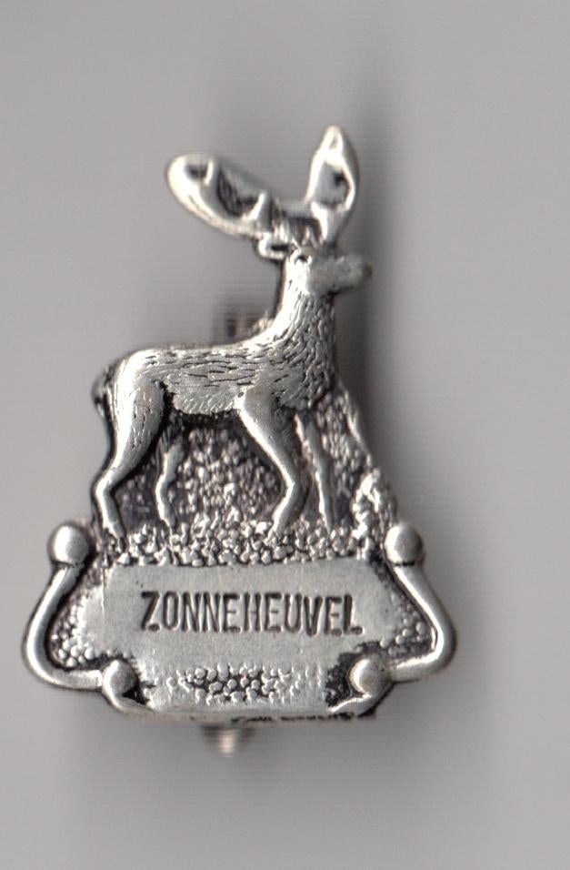 Voorthuizen Zonneheuvel Gelderland broche, Gebruikt, Niet vindbaar, Niet vindbaar, Speldje of Pin