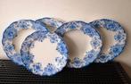 Boch BFK Dordrecht 4x blauw diner/soepbord, 1x ontbijtbord, Antiek en Kunst, Ophalen of Verzenden