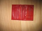 rode portemonee, Ophalen of Verzenden, Zo goed als nieuw, Rood, Leer