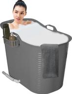 EKEO Zitbad - 200L - voor volwassenen - grijs, Huis en Inrichting, Badkamer | Badkamermeubels, Ophalen, Overige typen, Nieuw, 50 tot 100 cm