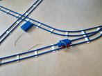 Vintage Lego trein (blauwe rails), Ophalen, Gebruikt, Complete set, Lego