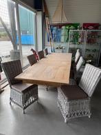 Mooie complete eethoek, Ophalen, Zo goed als nieuw, 4 tot 6 stoelen