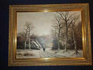 2x F.L. Corsius schilderij op canvas  beschikbaar voor biedingen