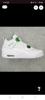 Jordan 4 metallic green 44, Kleding | Heren, Schoenen, Moncler, Wit, Nieuw, Ophalen of Verzenden