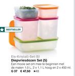 Tupperware splinternieuwe diepvries dozen set, Verzenden, Nieuw, Overige typen