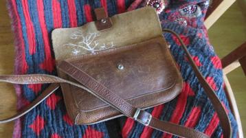 Keecie, leren tas, model Monkey Tree, cognac used look beschikbaar voor biedingen