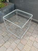 Max Sauze bijzettafeltje Isocele, Huis en Inrichting, Ophalen, Minder dan 55 cm, Rond, Glas
