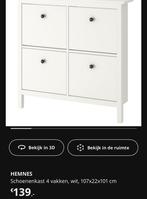 IKEA Hemnes schoenenkast - 4 vakken, Huis en Inrichting, Kasten | Schoenenkasten, Ophalen of Verzenden, Zo goed als nieuw